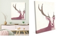 Creative Gallery Prince Of The Forest - Deer Rose 20" X 24" Canvas Wall Art Print